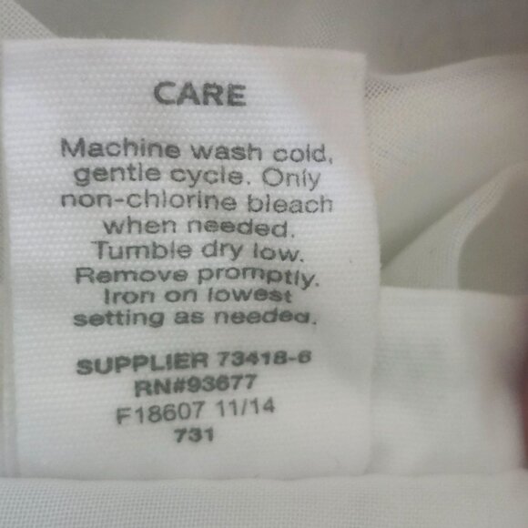 MarthaWindow Sheer White Curtain Panel 100% Polyester Made In Egypt 84x60 - Picture 5 of 7